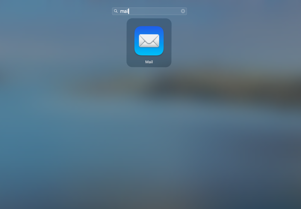 Searching for Mail in Launchpad